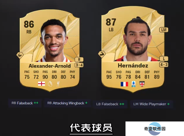 《EA SPORTS FC 25》内切型边后卫平衡职责作用介绍